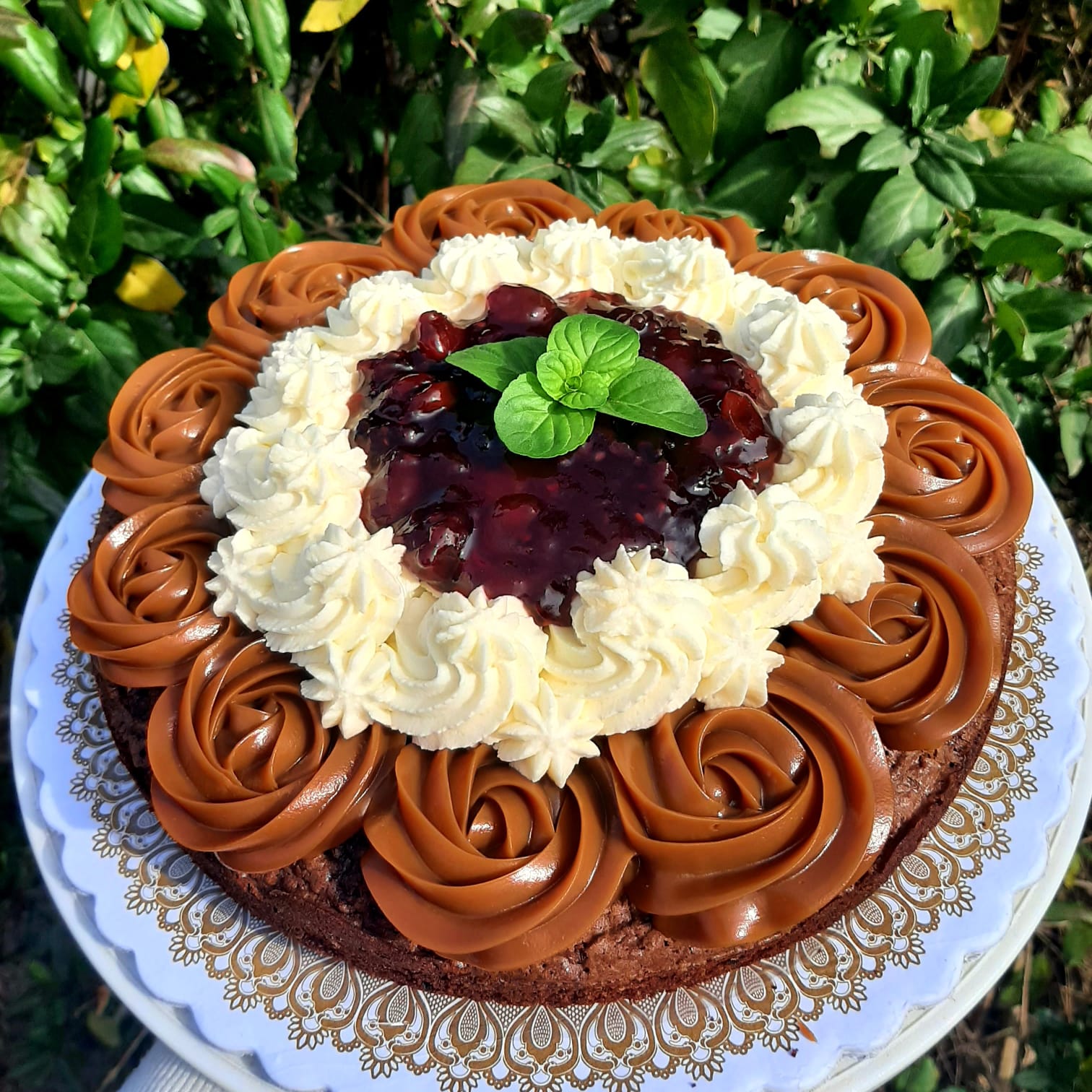Brownie de Frutos Rojos
