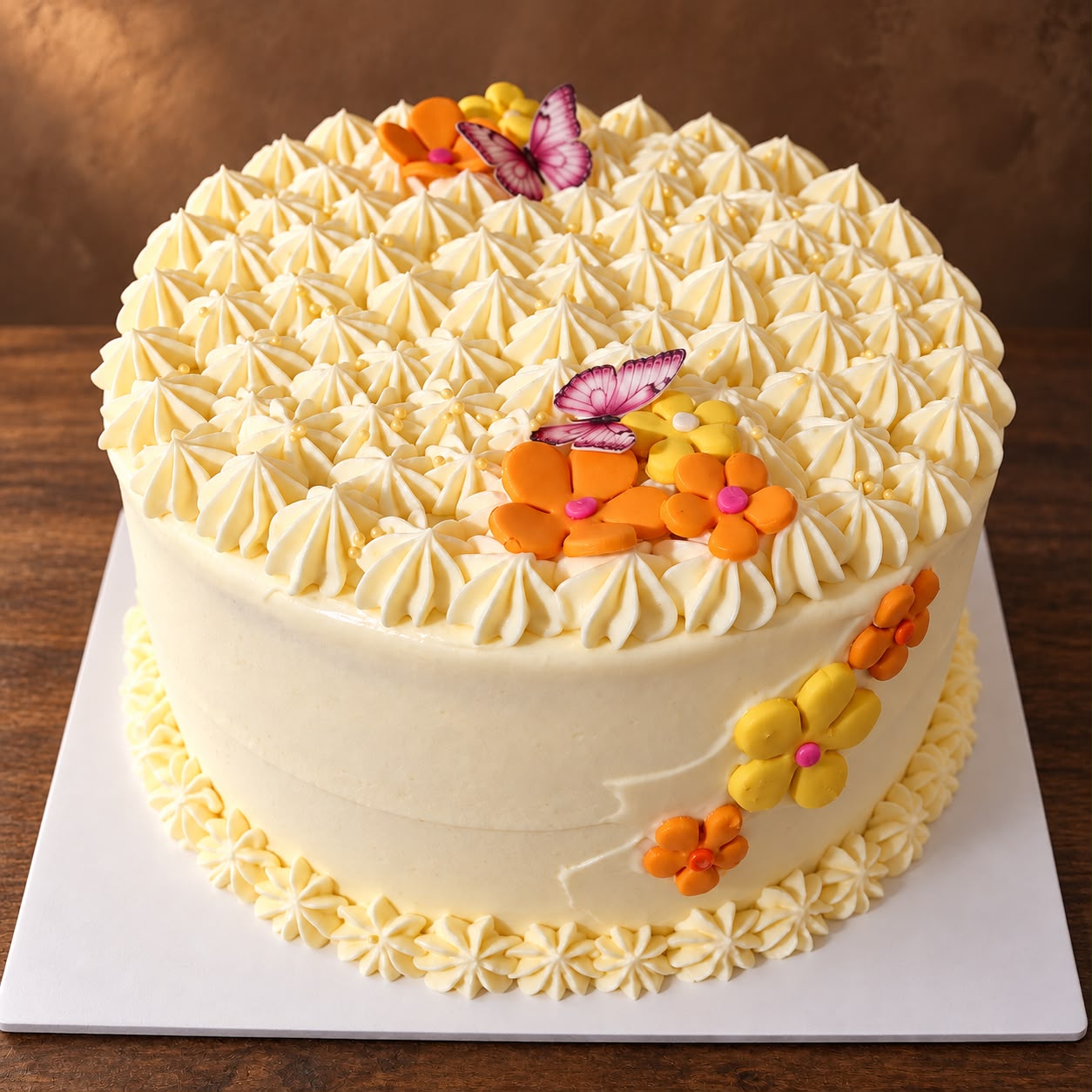 Torta Decorada con florcitas